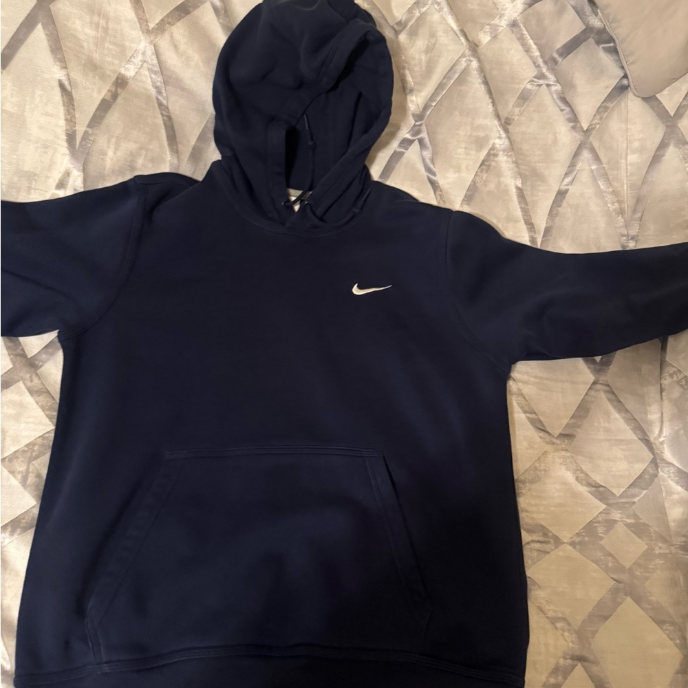 Nike Men's Dark Blue Hoodie